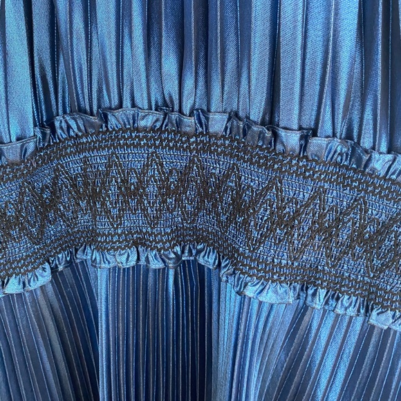 Metallic blue ALC EXCLUSIVE FOR BARNEYS Dress - Picture 4 of 4